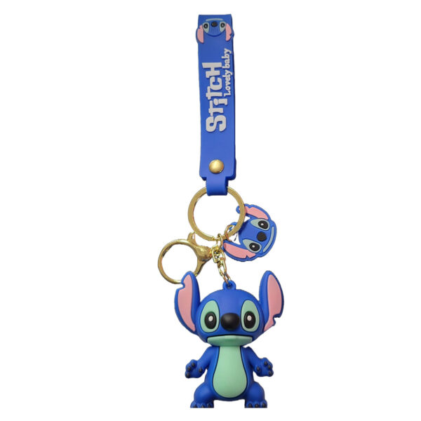 Blue Stitch Keychain